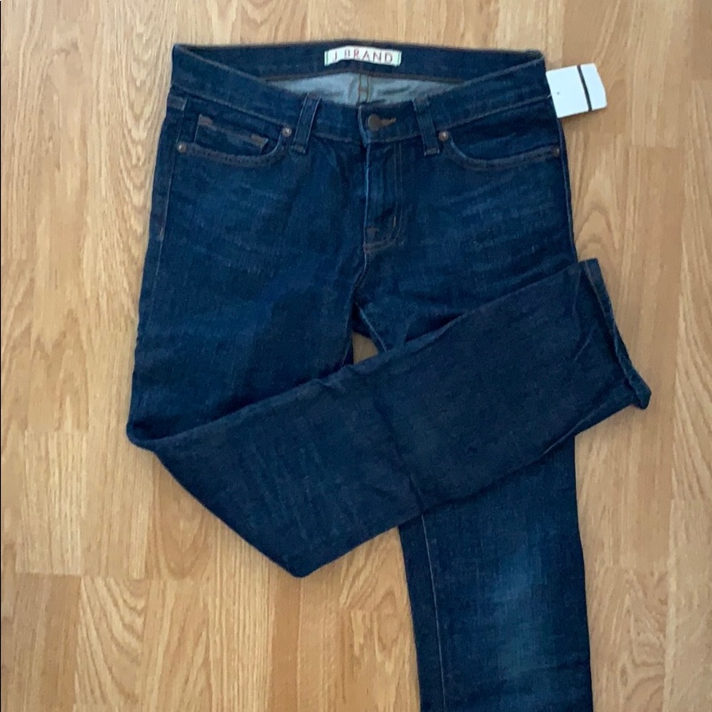 J Brand pencil leg dark jeans
